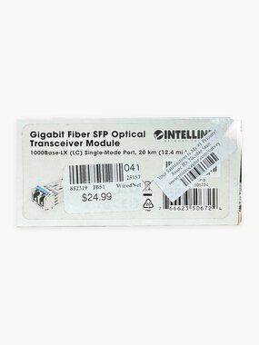 Gigabit Fiber SFP Optical Transceiver Module - Silver